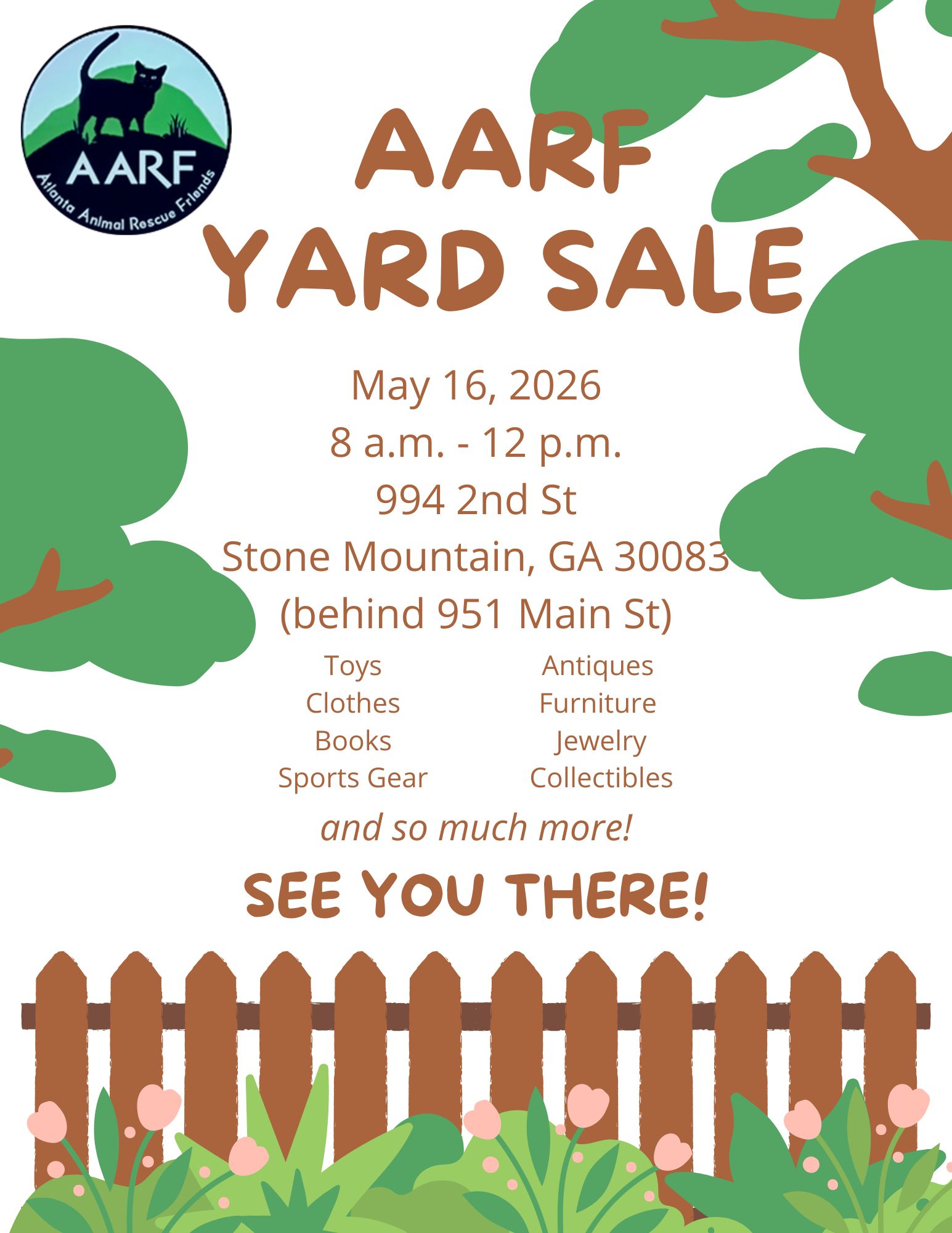 Charity Yard Sale